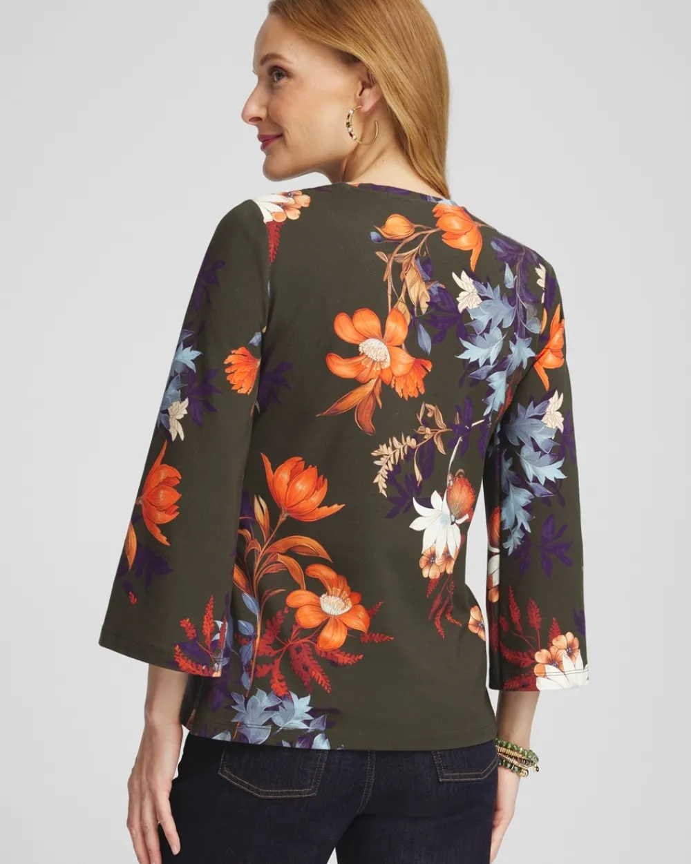 Cheap Autumn Embroidered Sequin Tee Tops