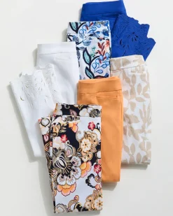 New Brigitte Warm Floral Ankle Pants Pants