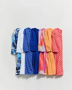 Shop Checkered Everyday Elbow Sleeve Tee Tops