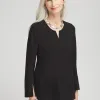 Shop Embellished Ponte Tunic Tops