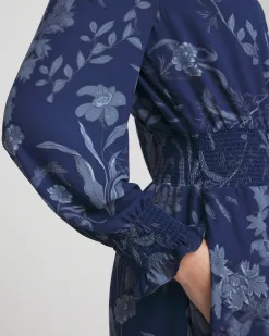Flash Sale Floral Smocked Waist Ruffle Dress Dresses