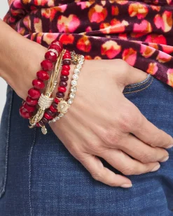 Shop Tone Multi Strand Pavé Bracelet Bracelets | Everyday Jewelry