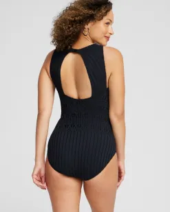 Sale Gottex High Neck One Piece Swimsuit Swim