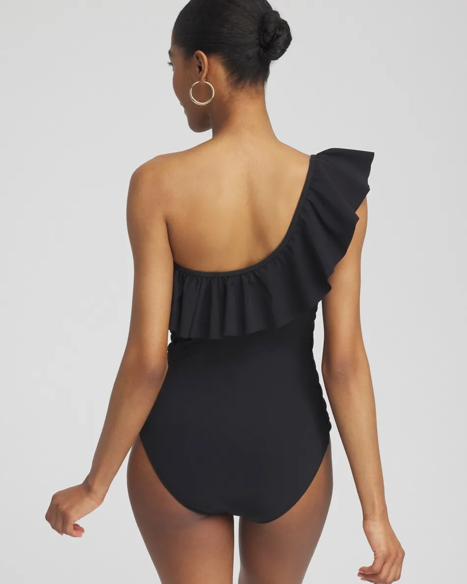 Cheap Gottex One Shoulder One Piece Swimsuit Swim