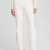 Best Sale Juliet Ponte Button Detail Flare Pants Pants