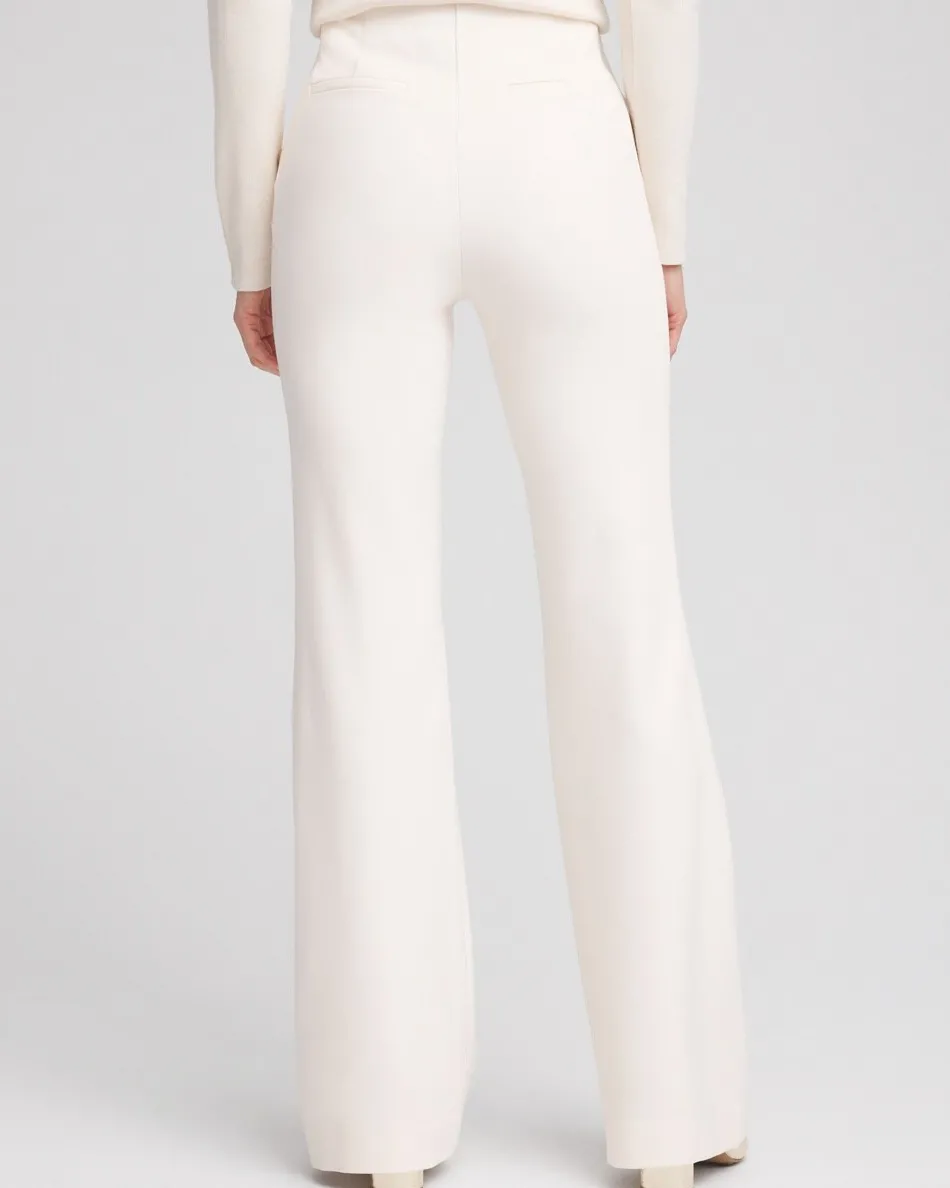 Best Sale Juliet Ponte Button Detail Flare Pants Pants