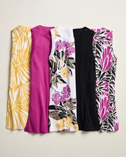 Best Sale Jungle Button Detail Tunic Tops
