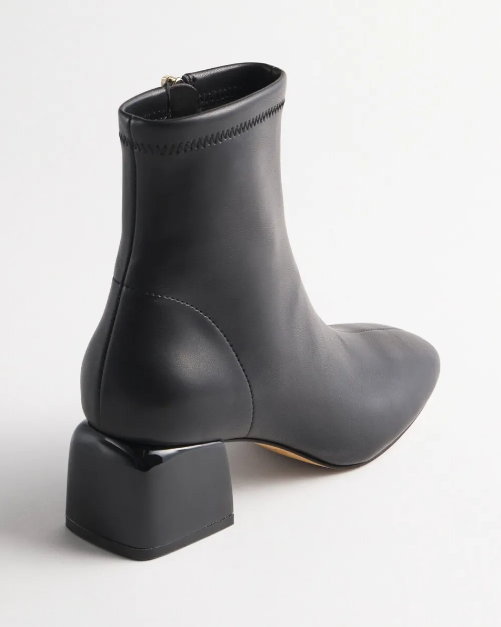 Flash Sale Lacquer Heel Stretch Boot Shoes