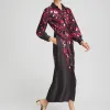 Store Leaf Print Shirt Dress Dresses
