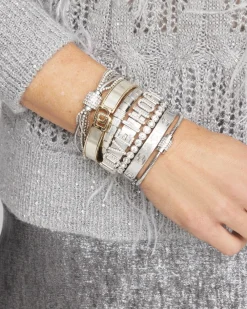 Outlet Love Hope Pavé Bangle Bracelet Bracelets | Bracelet Stacking