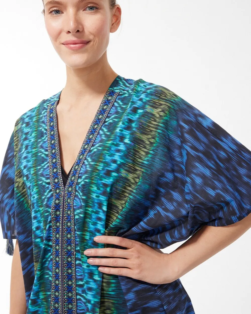 Clearance Miraclesuit Alhambra Caftan Swim Coverup Swim