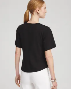 Store Modern Fit & Flare Tee Tops