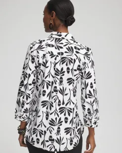Clearance No Iron™ Stretch Pottery Shirt Tops