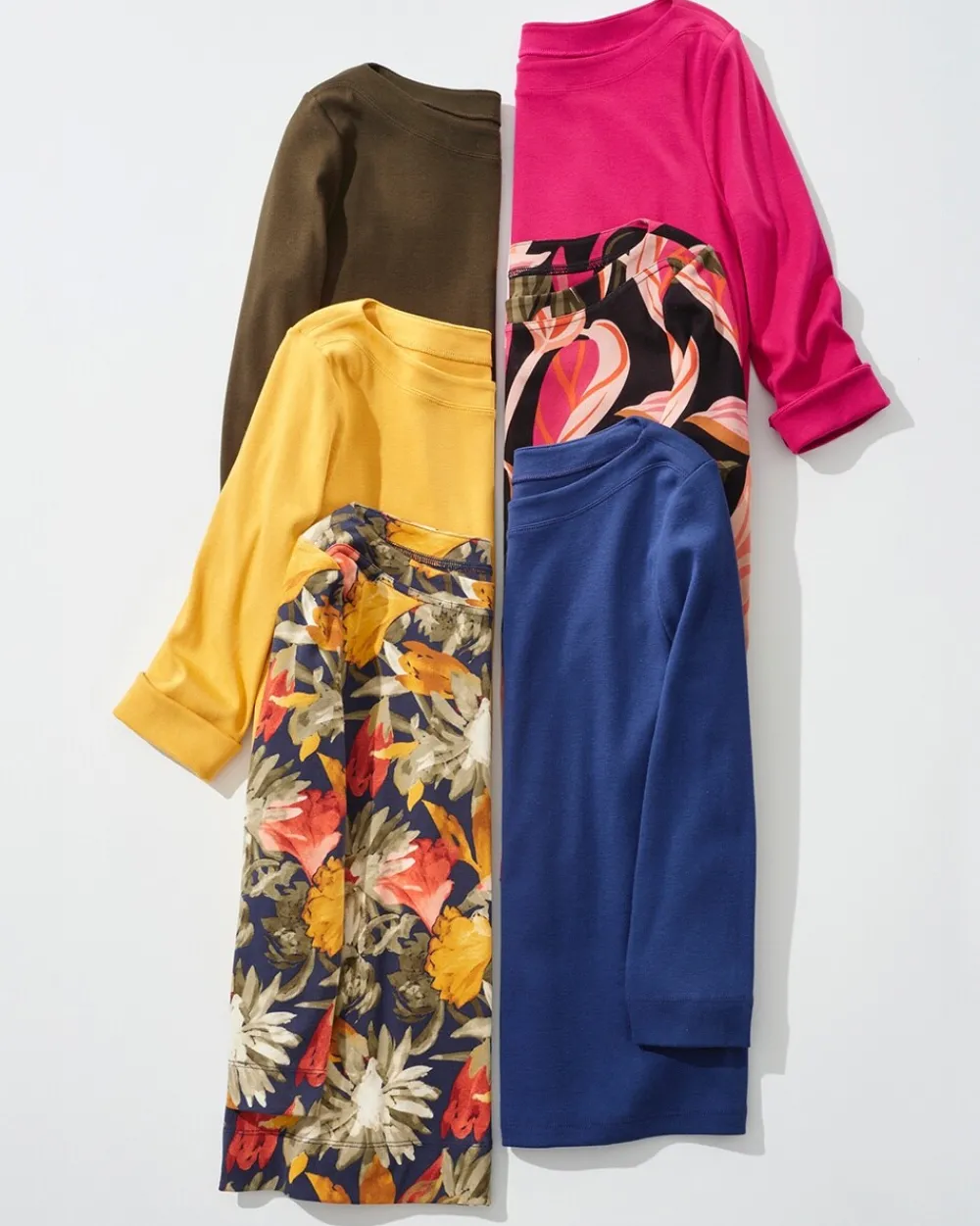 Clearance Orchid 3/4 Sleeve Tee Tops