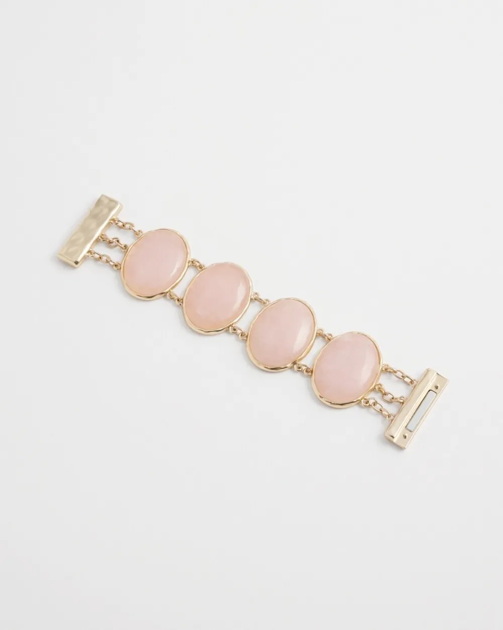Best Sale Rose Quartz Gold Tone Bracelet Bracelets