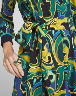 Cheap Silky Twill Shirt Dress Dresses