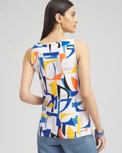 Shop Touch Of Cool™ Abstract Polished Tank Tops