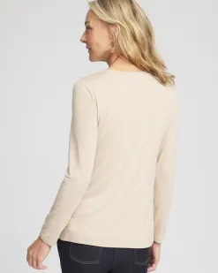 Clearance Touch Of Cool™ Heather Long Sleeve Tee Tops