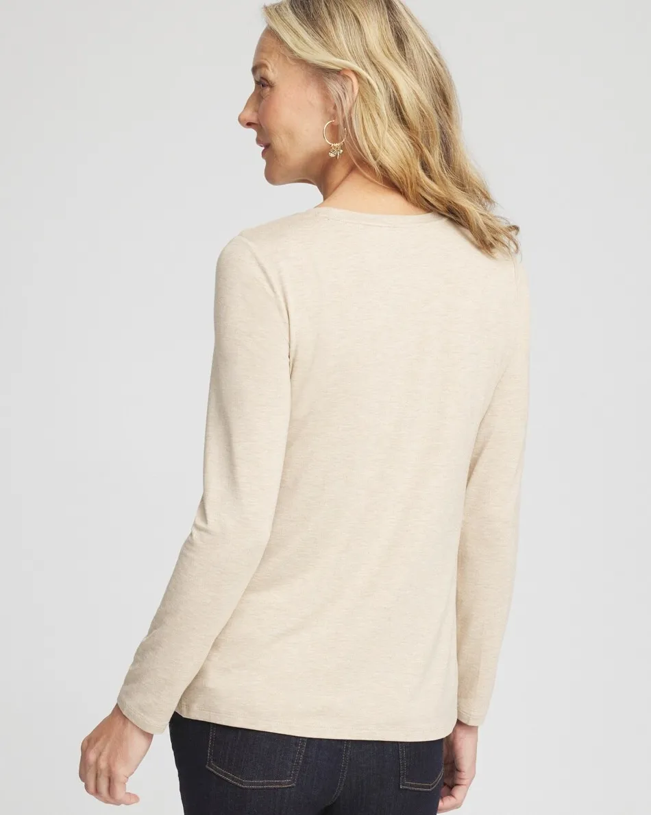Clearance Touch Of Cool™ Heather Long Sleeve Tee Tops
