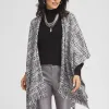 Cheap Tweed Ruana Tops | Ponchos & Ruanas
