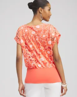 Sale Warm Banded Hem Top Tops