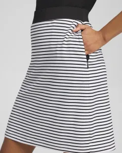 New Zenergy® UPF Knit Stripe Skort Pants | Skirts